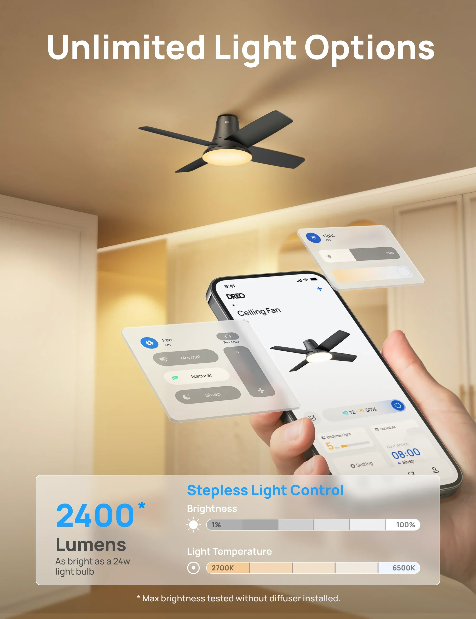Smart Ceiling Fan 513S - Image 27