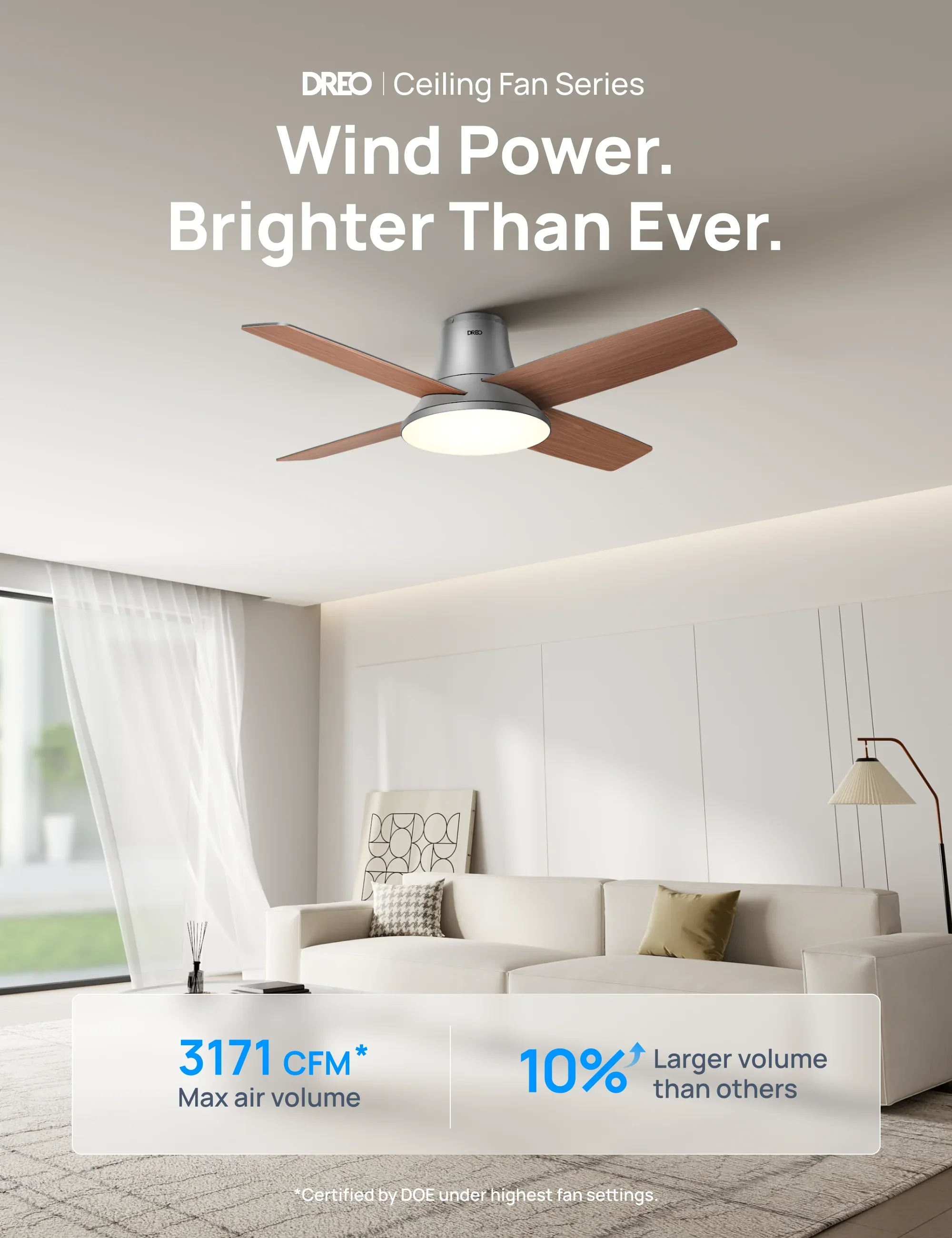 Smart Ceiling Fan 513S - Image 5