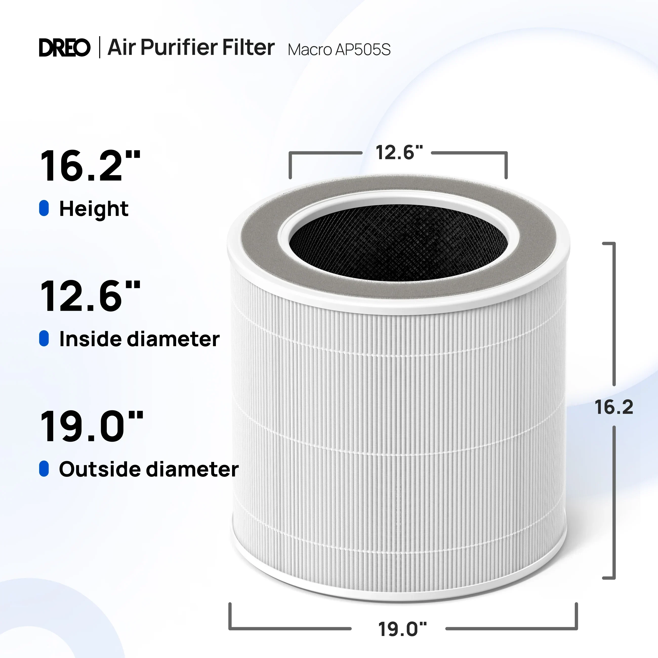 Air Purifier Replacement Filter for Smart Air Purifier Macro 505S - Image 10