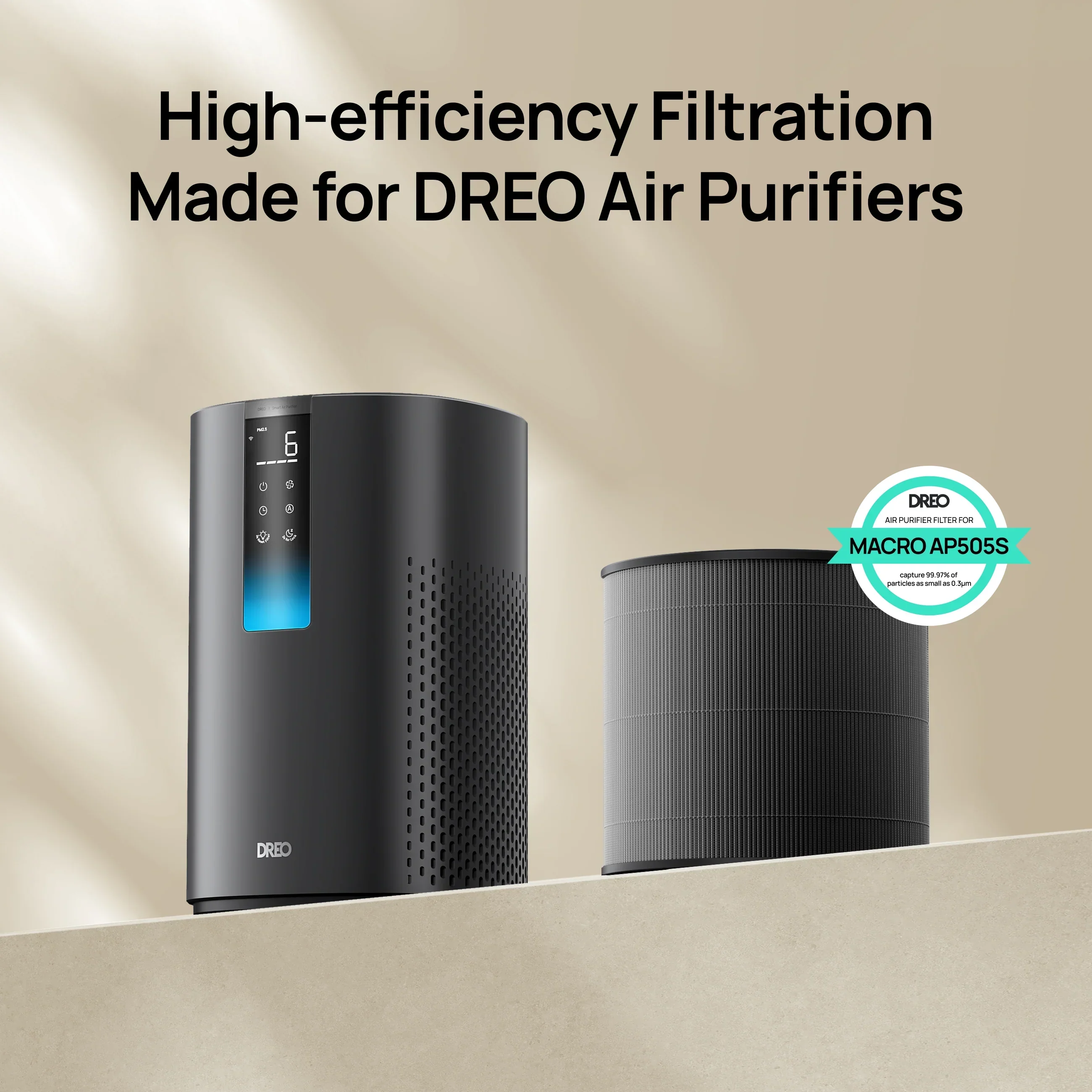 Air Purifier Replacement Filter for Smart Air Purifier Macro 505S - Image 3