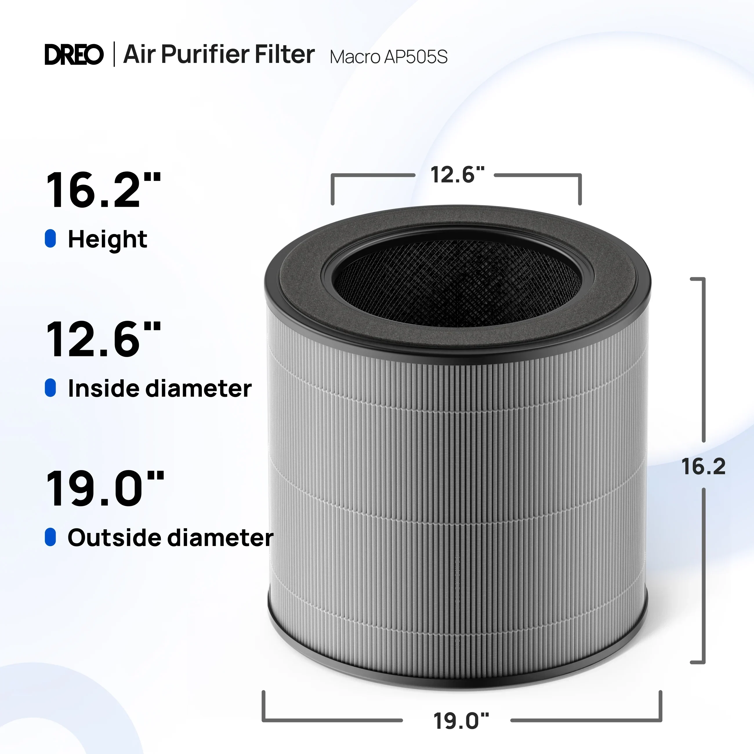 Air Purifier Replacement Filter for Smart Air Purifier Macro 505S - Image 4