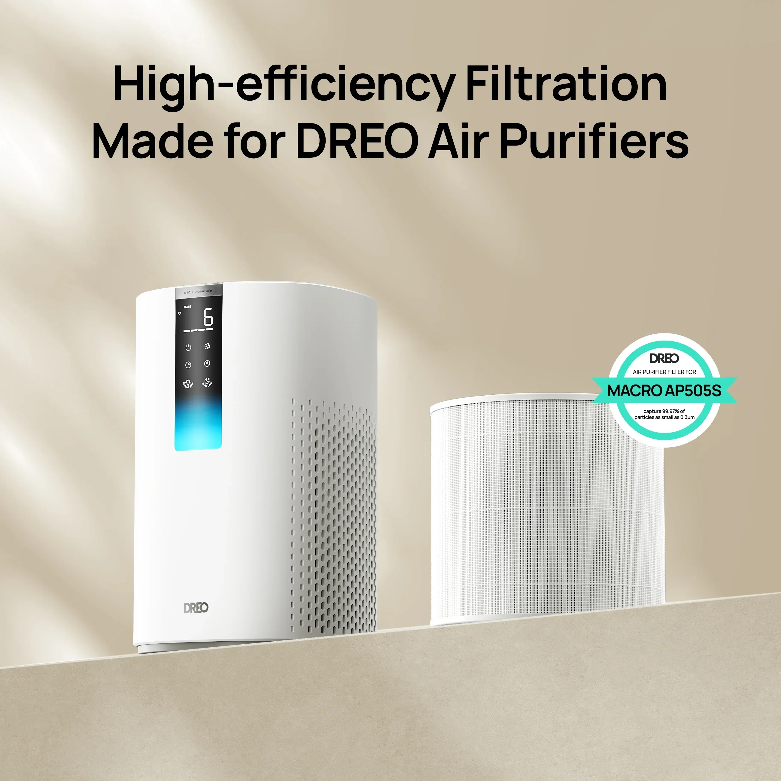 Air Purifier Replacement Filter for Smart Air Purifier Macro 505S - Image 9
