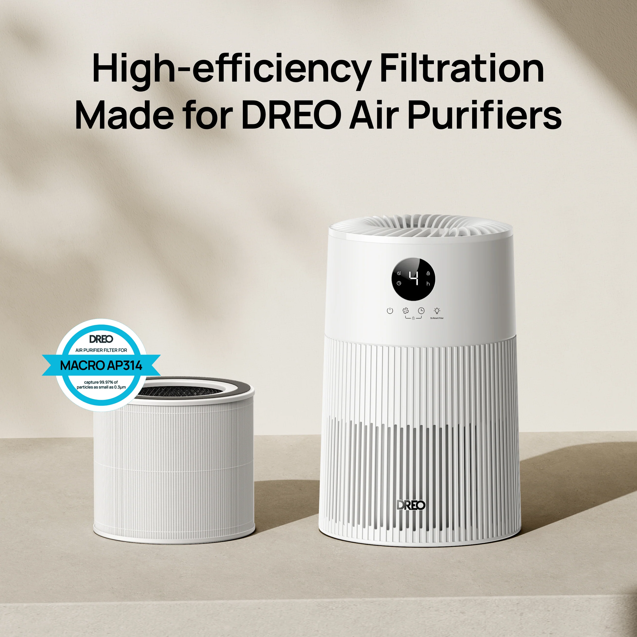 Air Purifier Replacement Filter for DREO Macro AP314 - Image 8