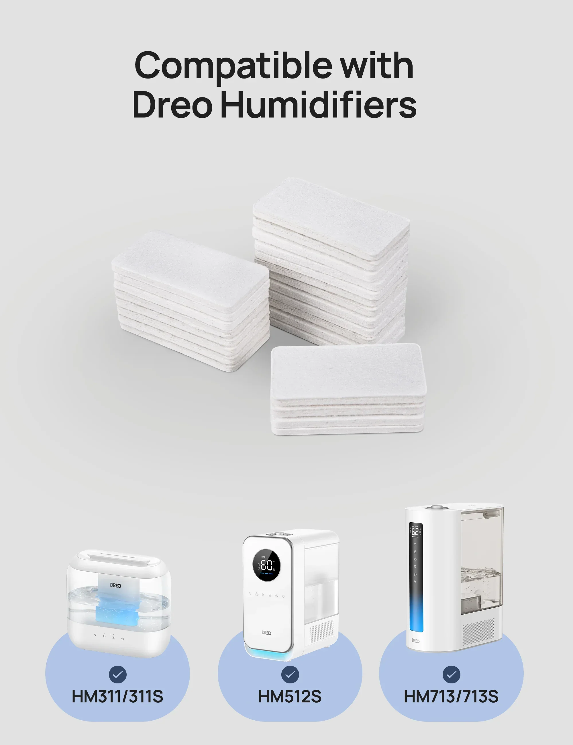 Aroma Pads 24-Pack for humidifiers, Compatible with Dreo Humidifiers 311/311S/512/713/713S - Image 4