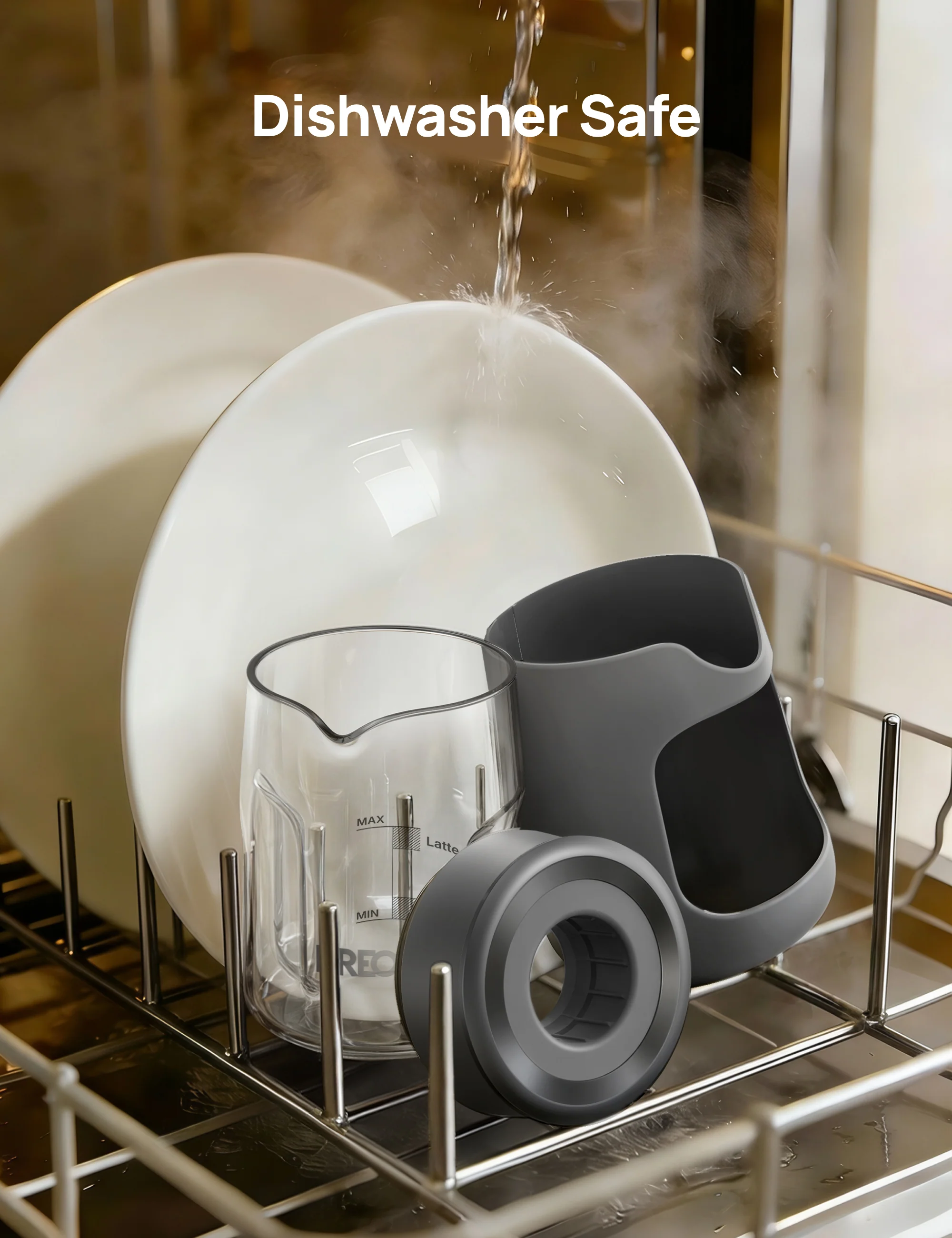 BaristaMaker Milk Frother Nano Jug&Lid Replacement - Image 7