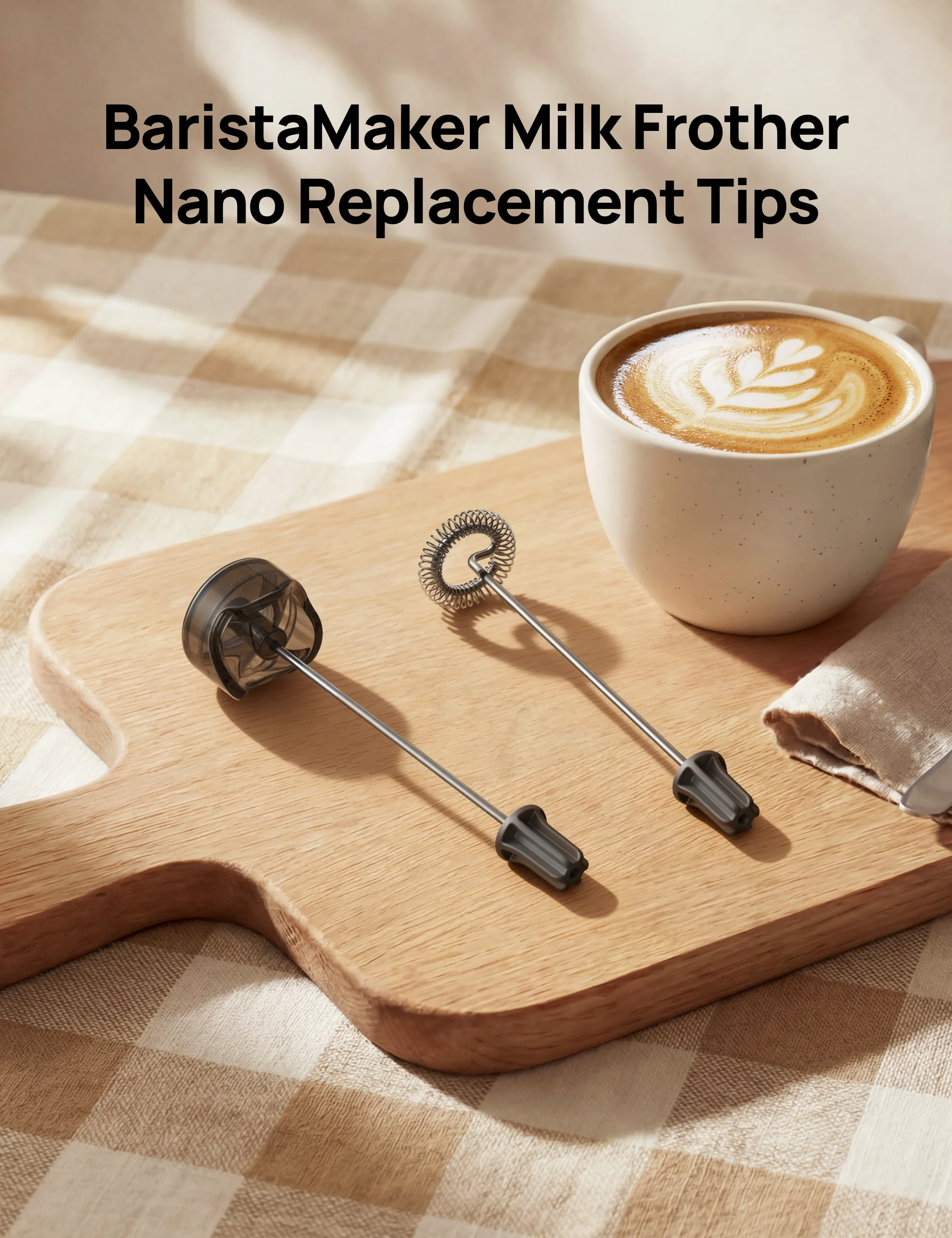 BaristaMaker Milk Frother Nano Whisk Set - Image 7