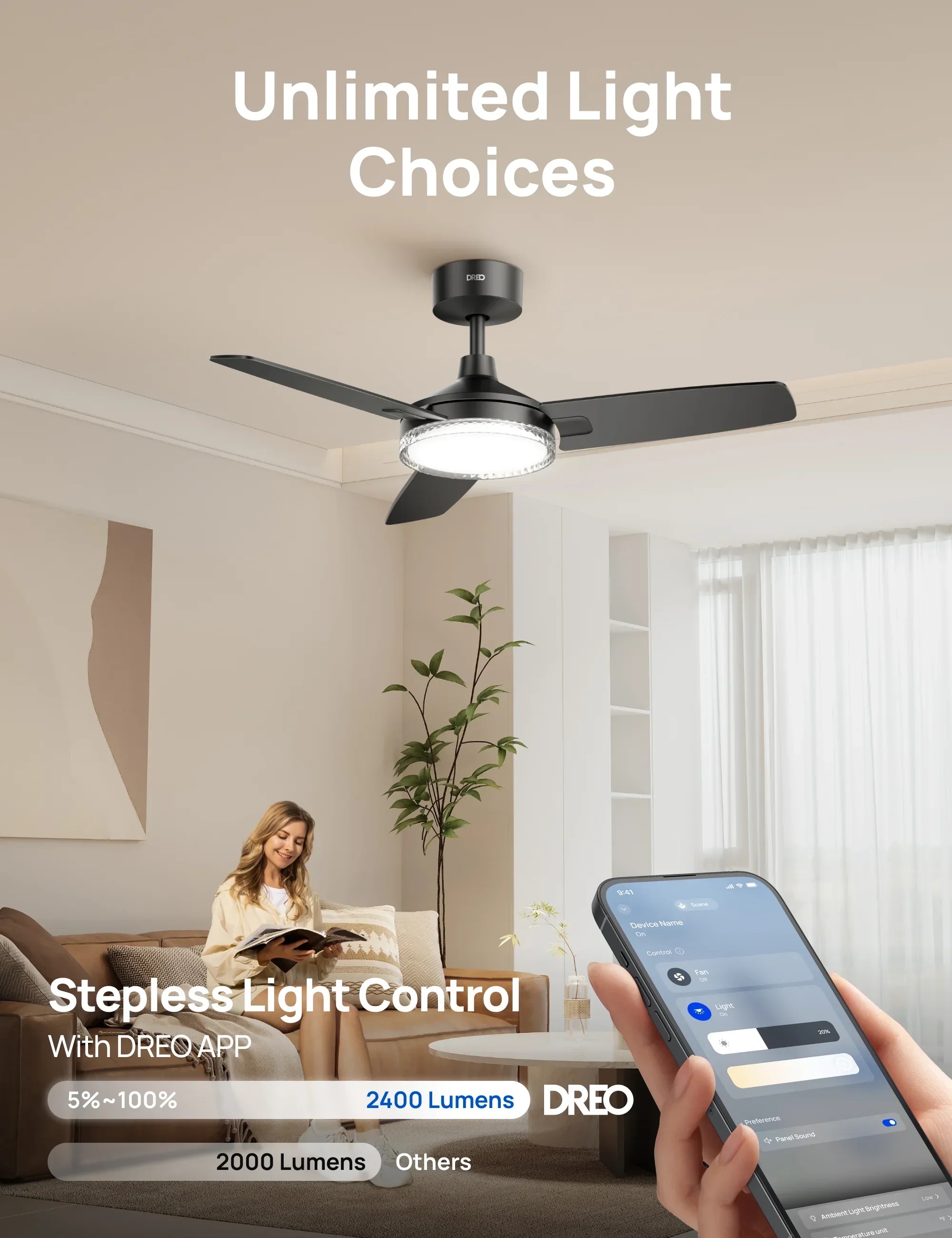 Smart Ceiling Fan 325S - Image 4
