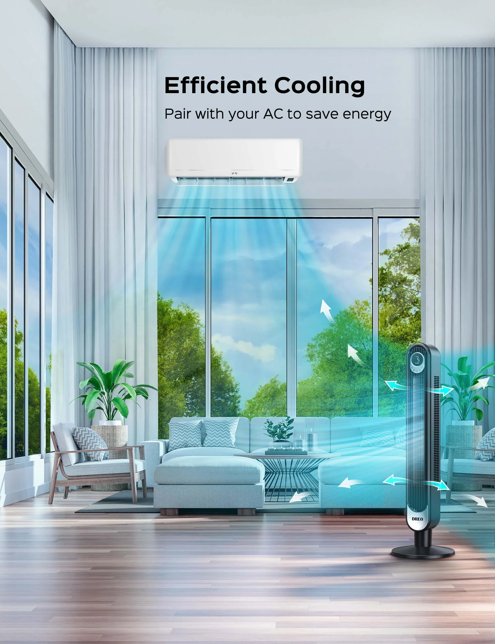 Smart Tower Fan Cruiser Pro T1S - Image 8