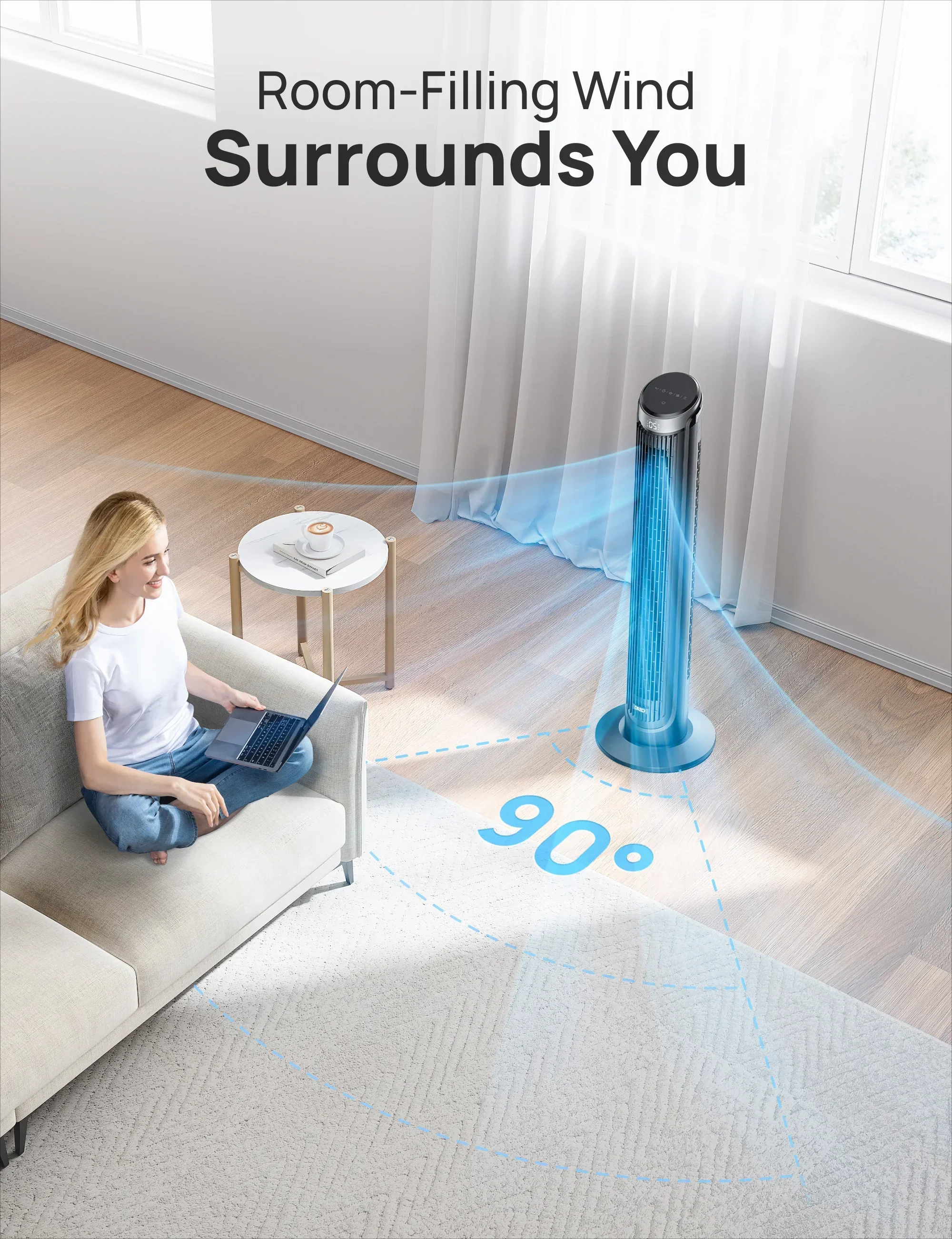 Smart Tower Fan Cruiser Pro T3S - Image 19