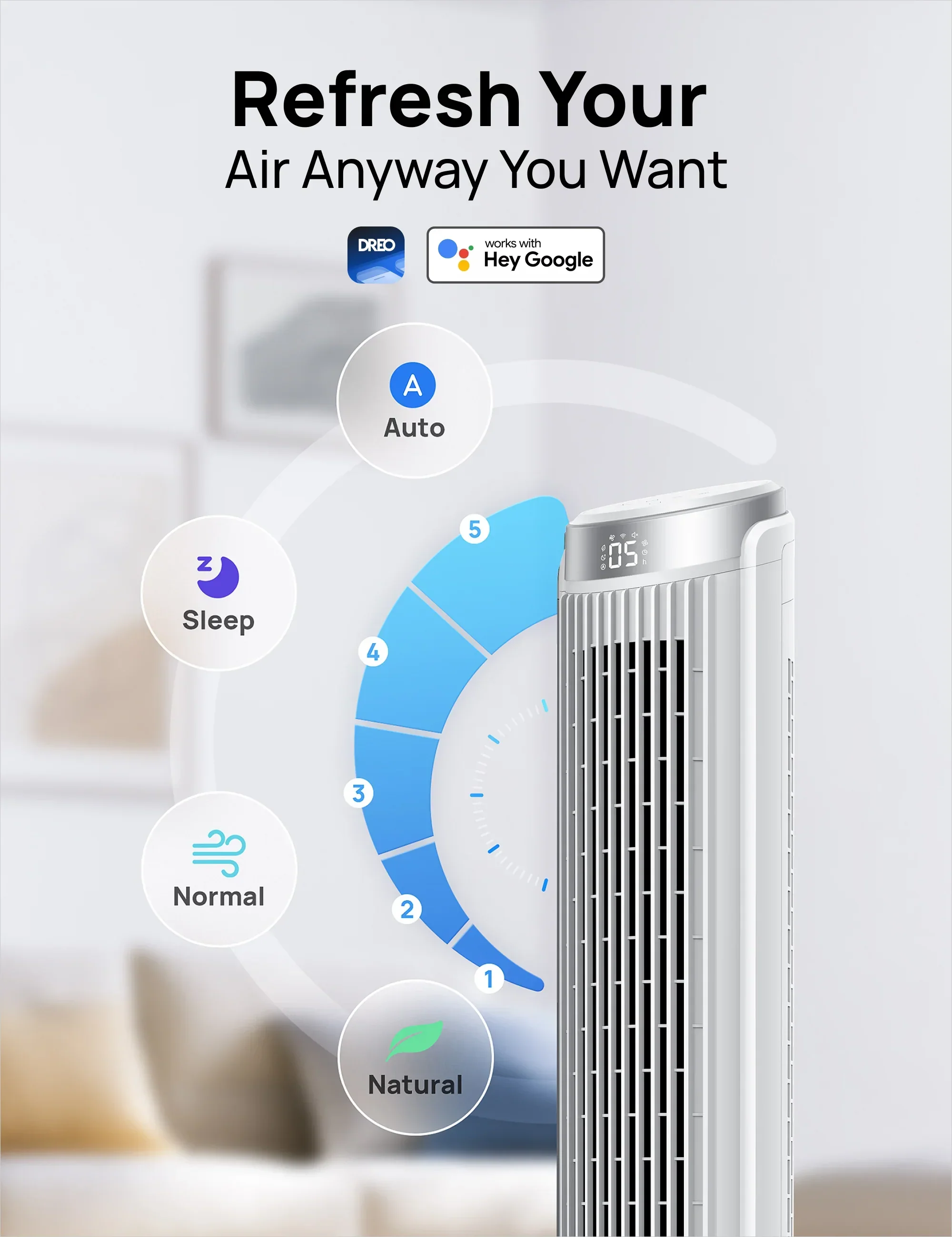Smart Tower Fan Cruiser Pro T3S - Image 6