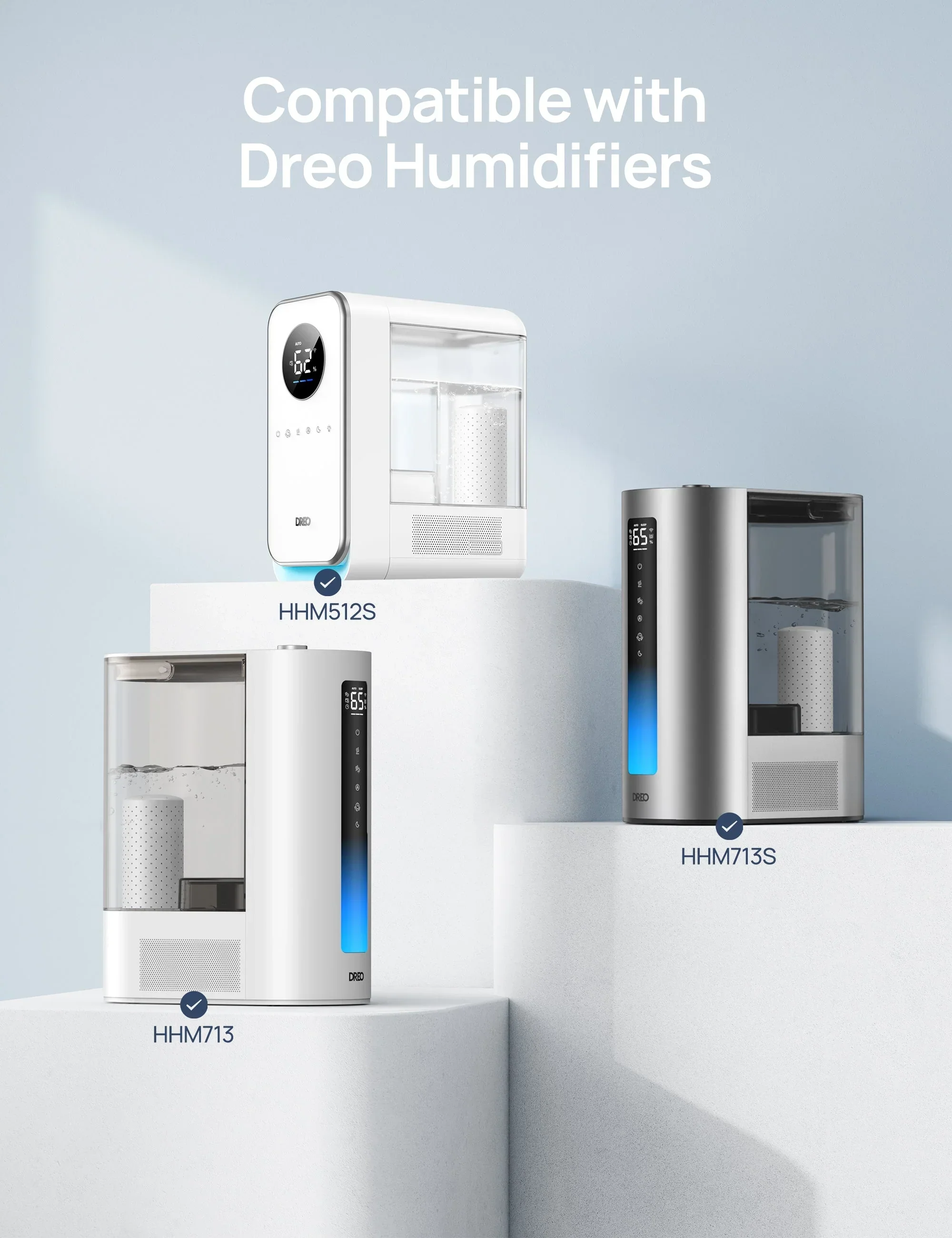 Demineralization Cartridge for Humidifiers - 3-Pack, Compatible with Dreo Humidifiers HM512S/713/713S/717S/813/813S - Image 4