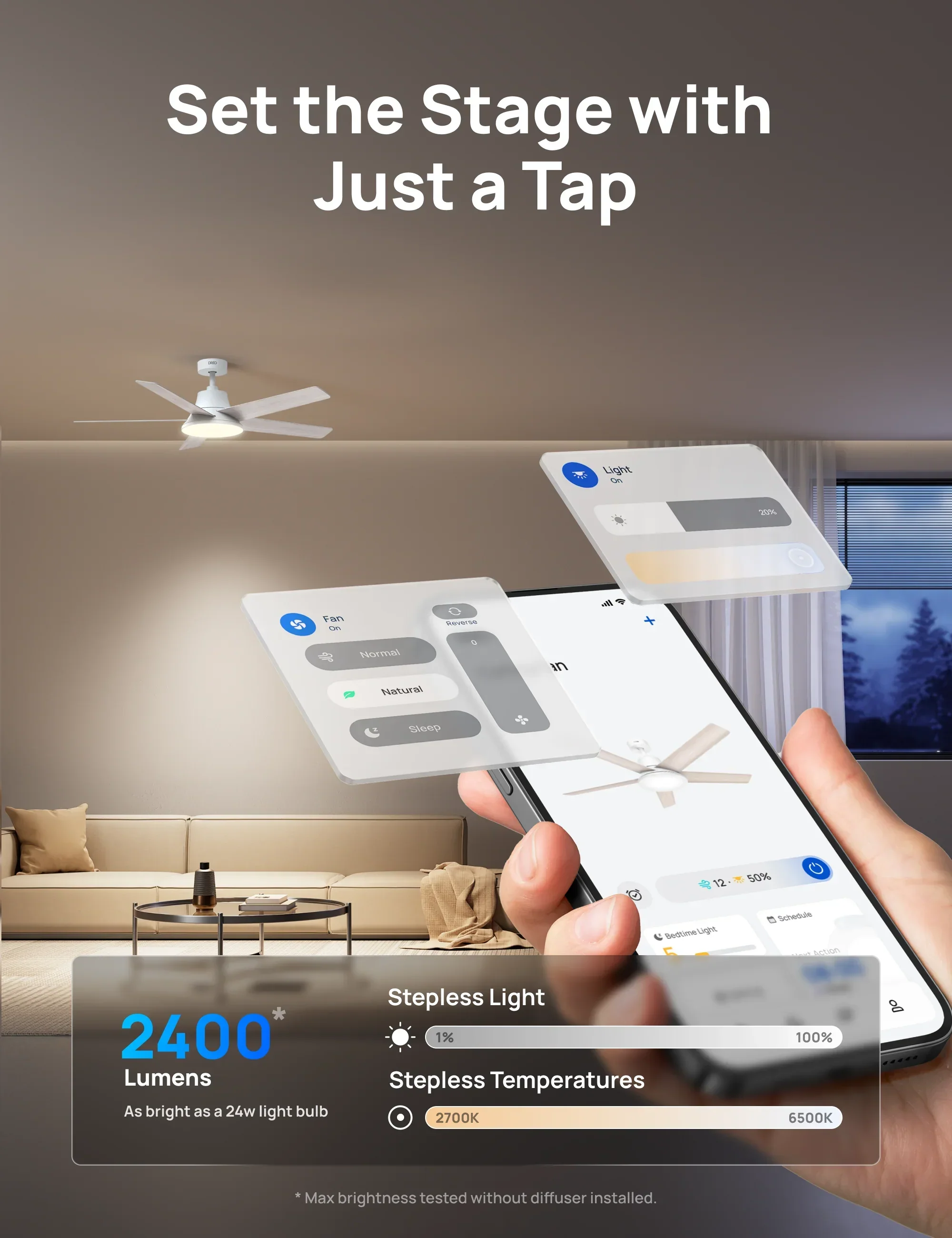 Smart Ceiling Fan 521S - Image 4