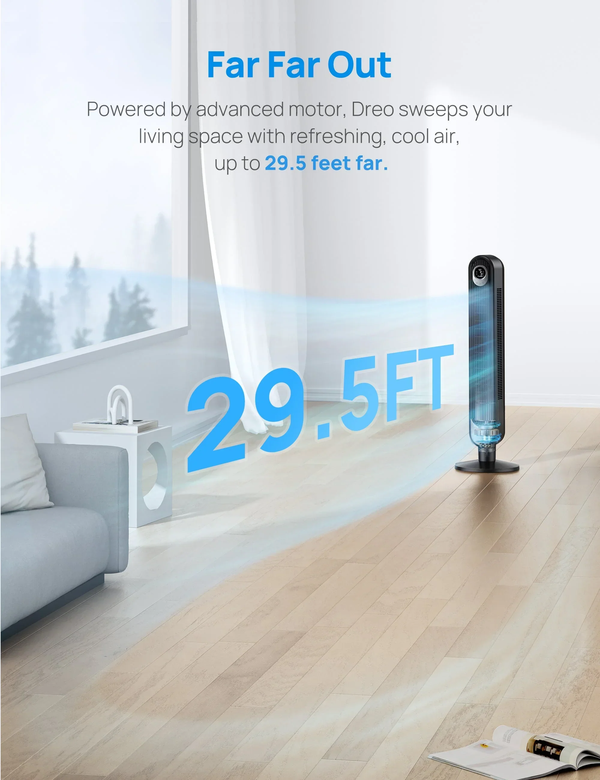 Tower Fan Cruiser Pro T1 - Image 6