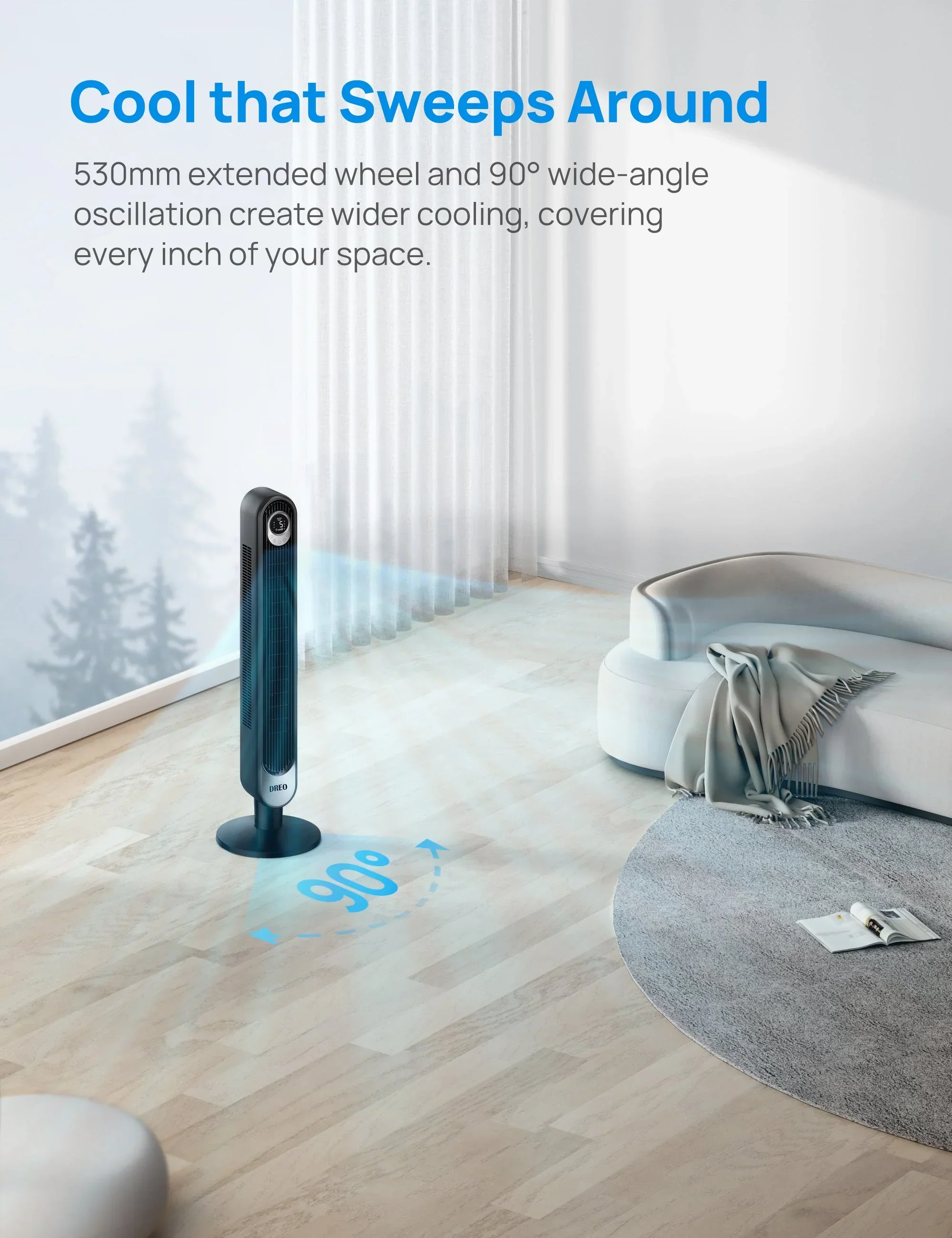 Tower Fan Cruiser Pro T1 - Image 8