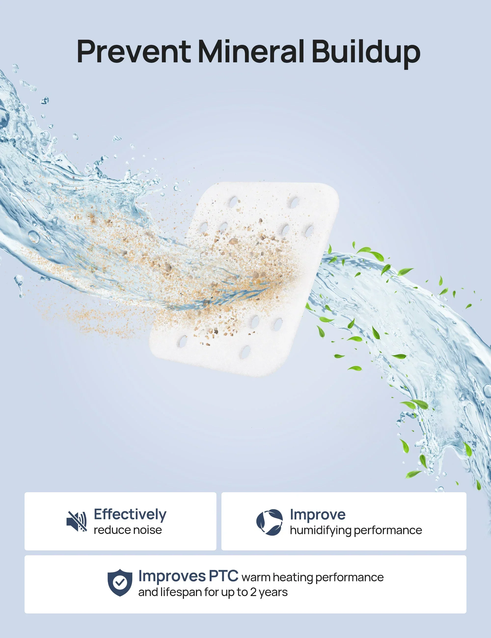 Mineral Absorption Pads for Humidifiers - 16-Pack - Image 3