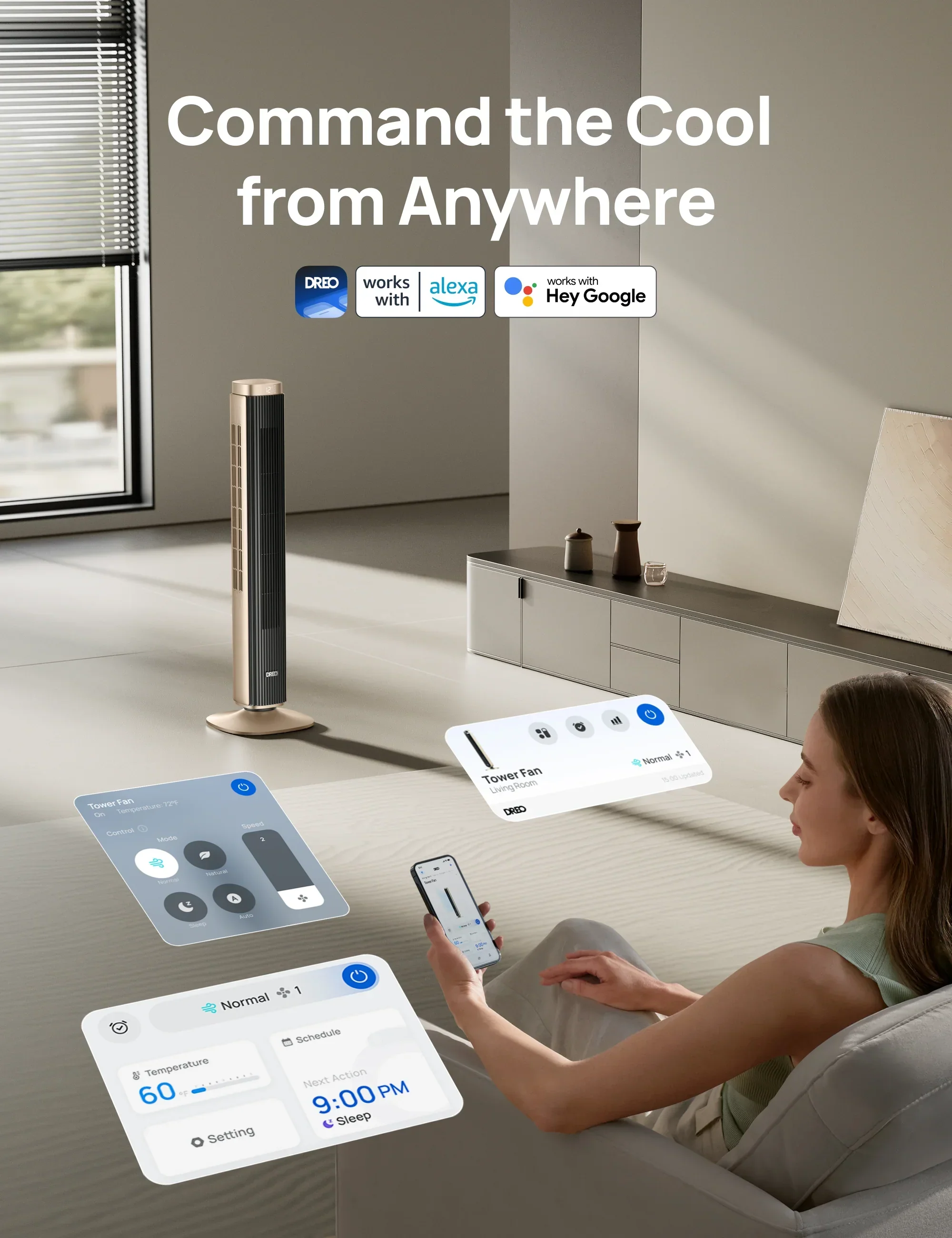 Smart Tower Fan Pilot Pro S - Image 13