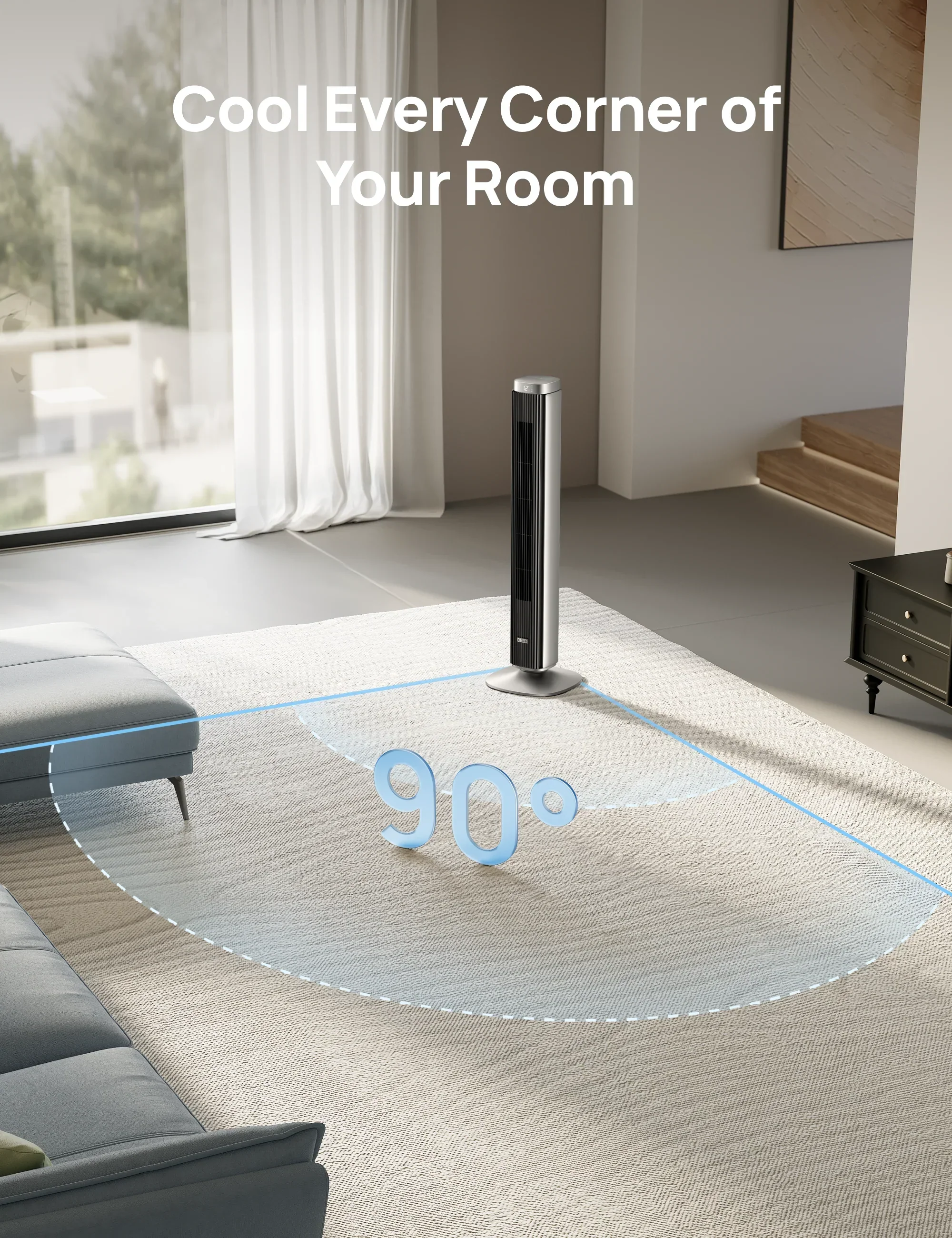 Smart Tower Fan Pilot Pro S - Image 7