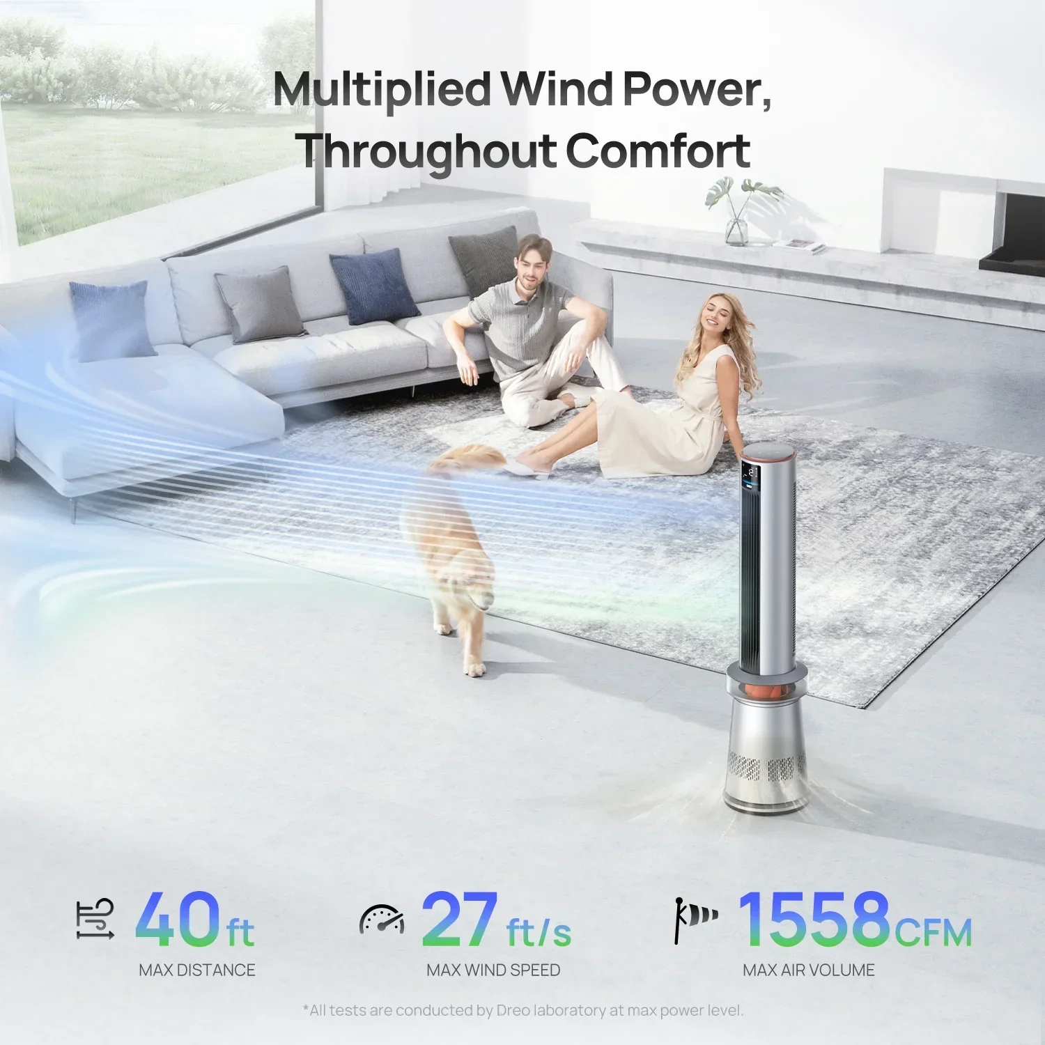 Air Purifier Tower Fan 710S - Image 14