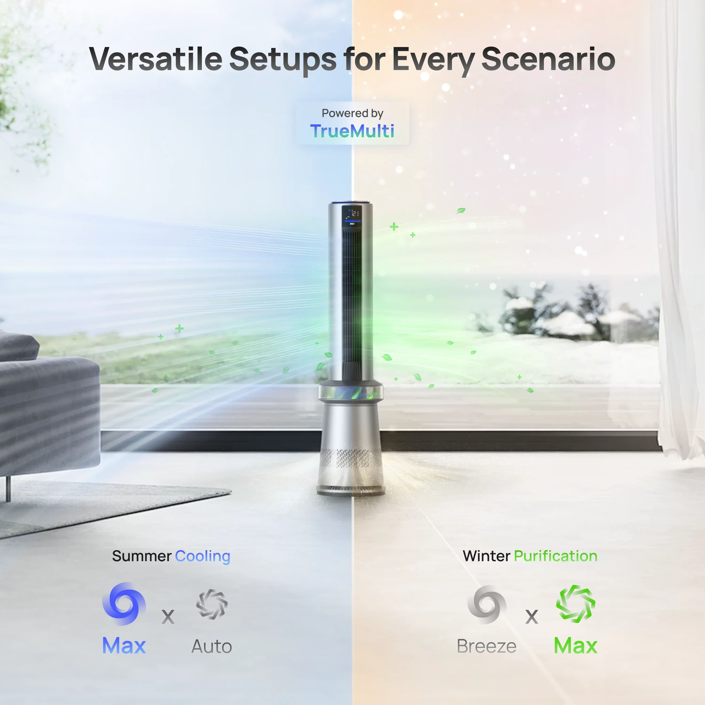 Air Purifier Tower Fan 710S - Image 4