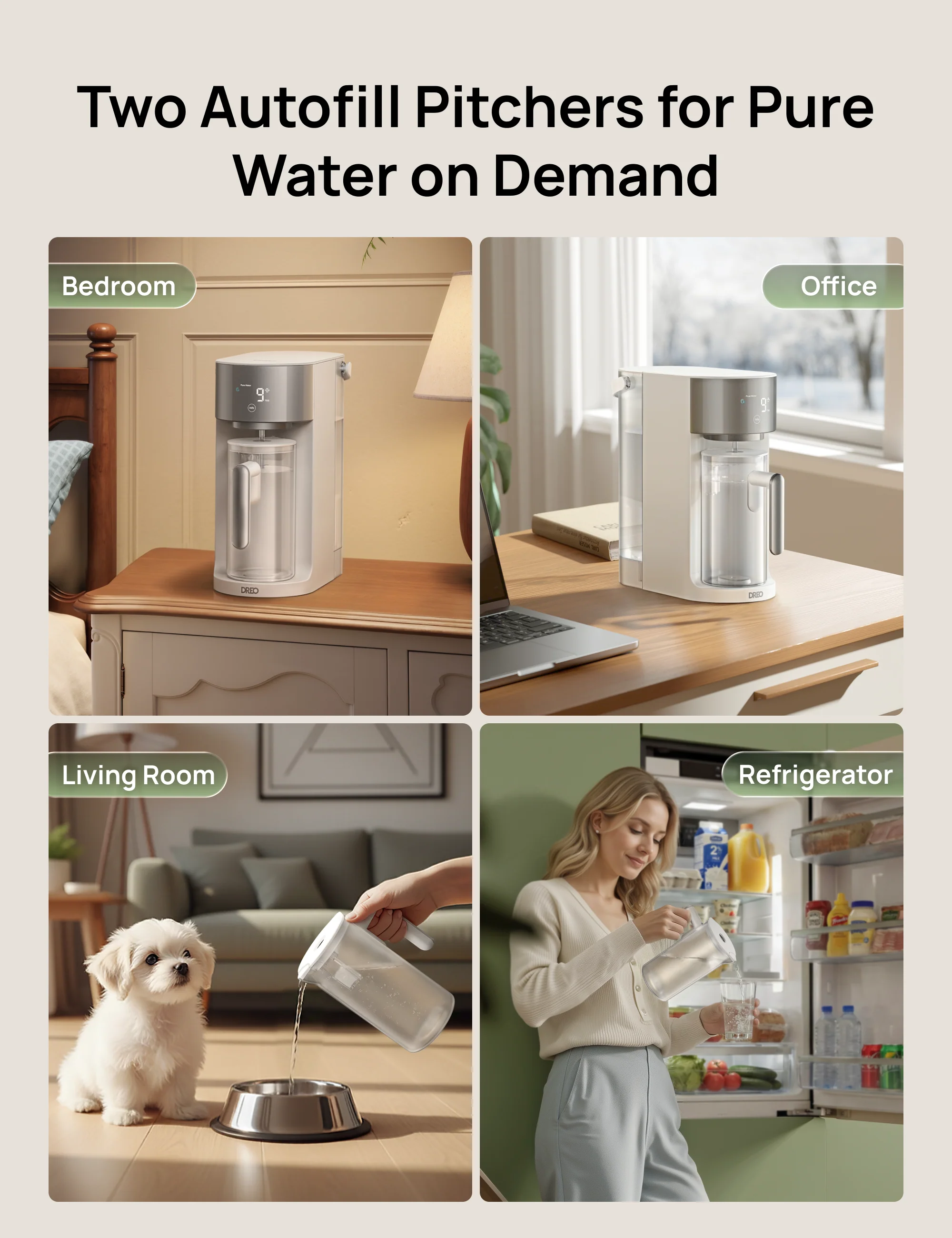 RO Water Filter 112 & 113 & 114 & 115 Autofill Water Pitcher Replacement - Image 3