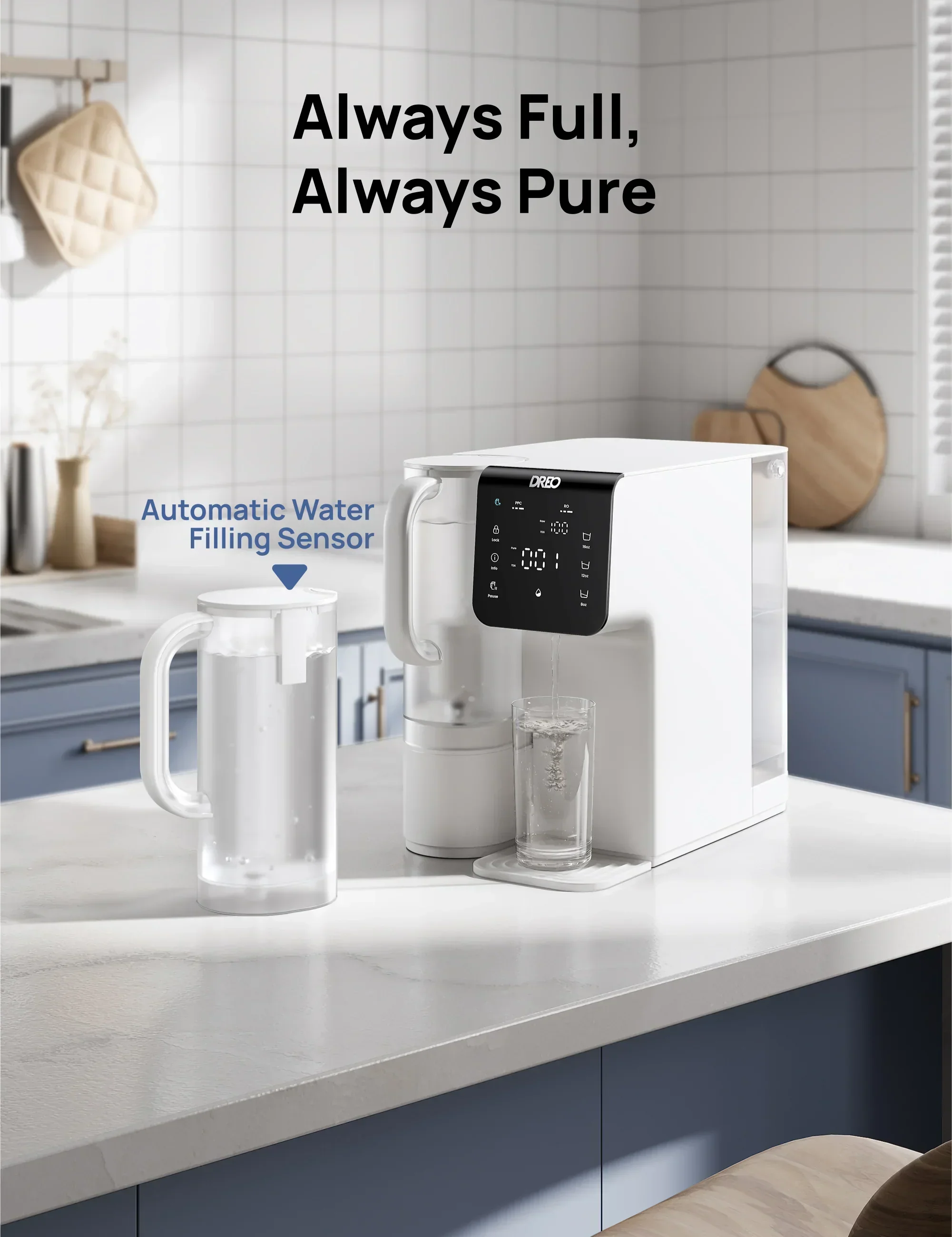 RO Water Filter 511 Autofill Water Pitcher Replacement - Image 5
