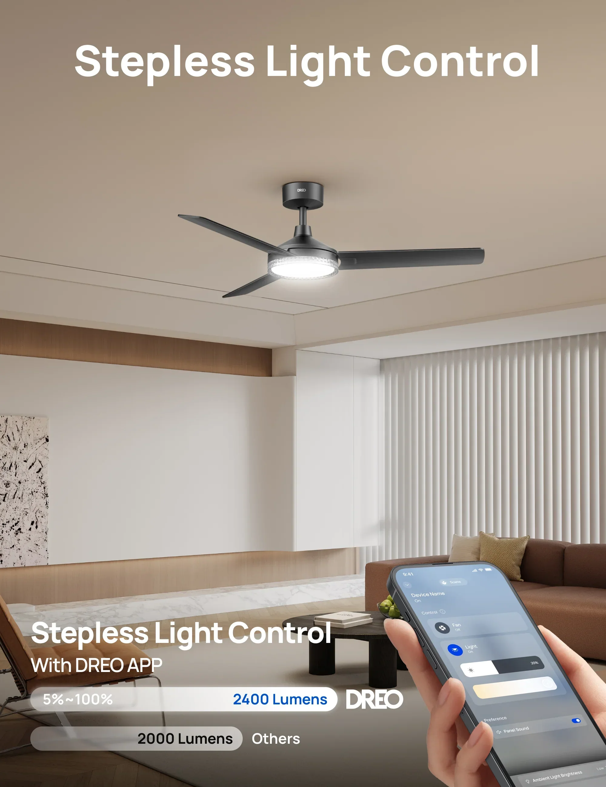 Smart Ceiling Fan 334S - Image 4