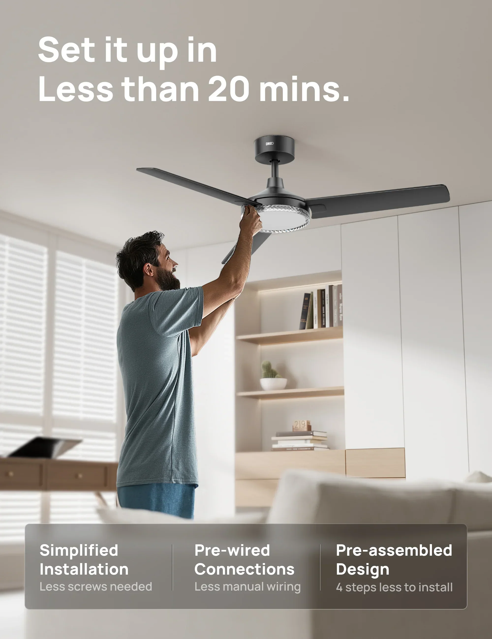 Smart Ceiling Fan 334S - Image 7