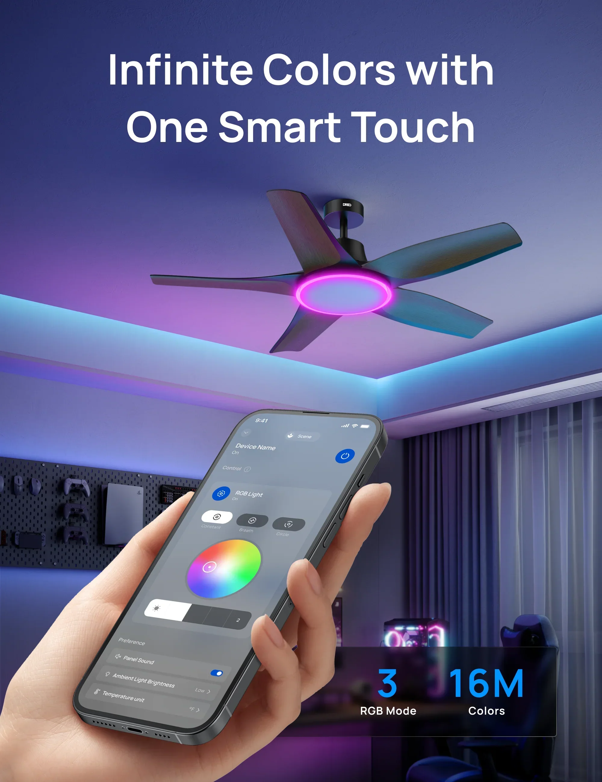 Smart Ceiling Fan 712S - Image 19