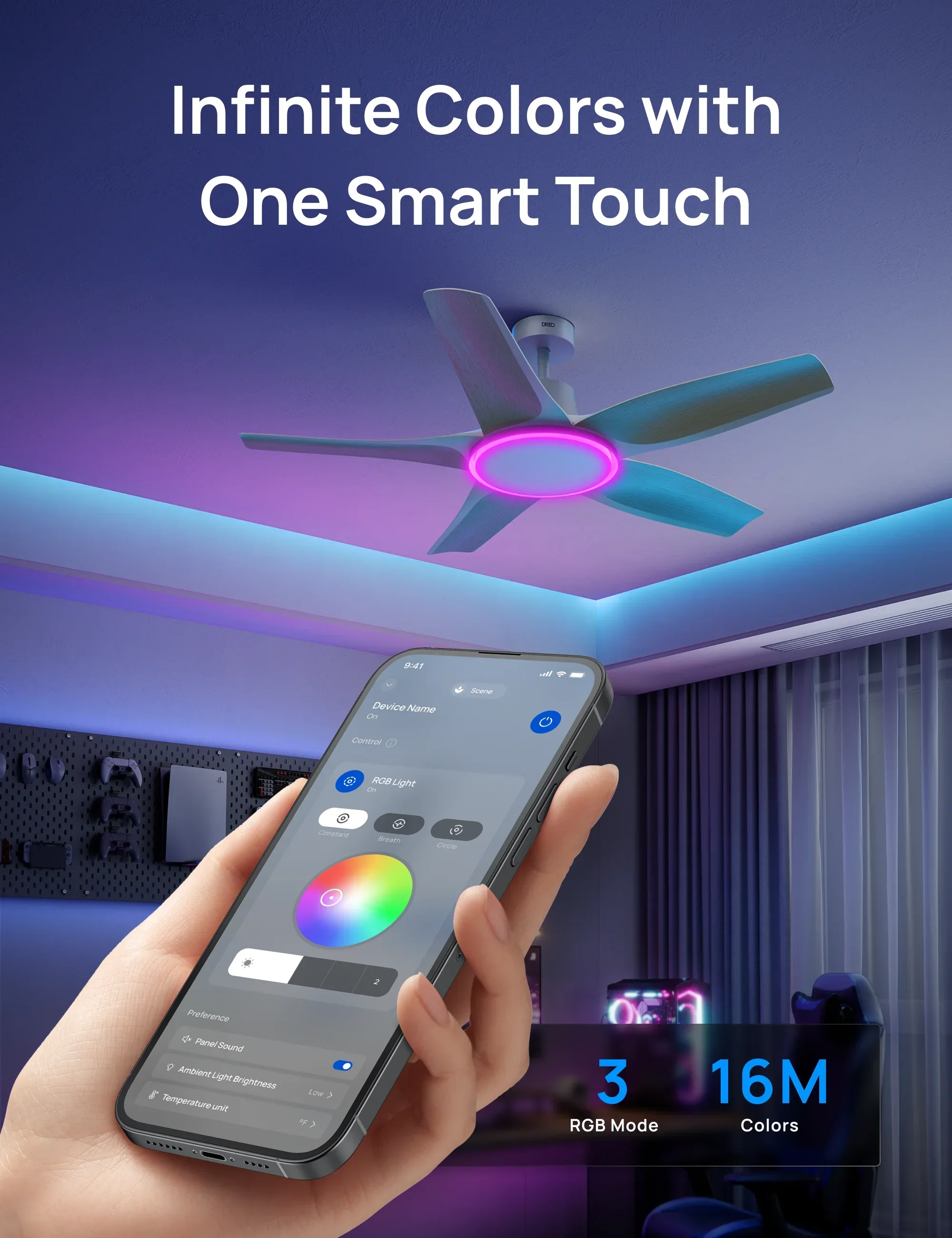 Smart Ceiling Fan 712S - Image 9