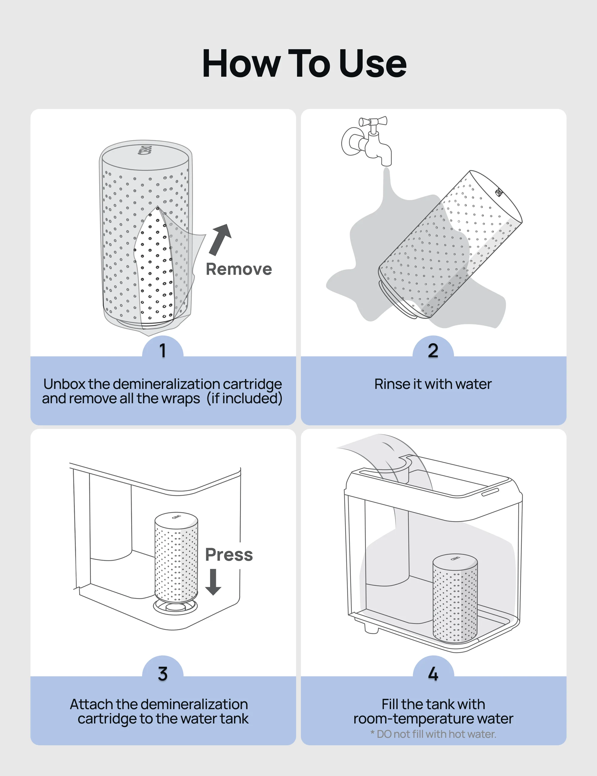 Smart Humidifier 717S 8L with Demineralization Cartridge - Image 12