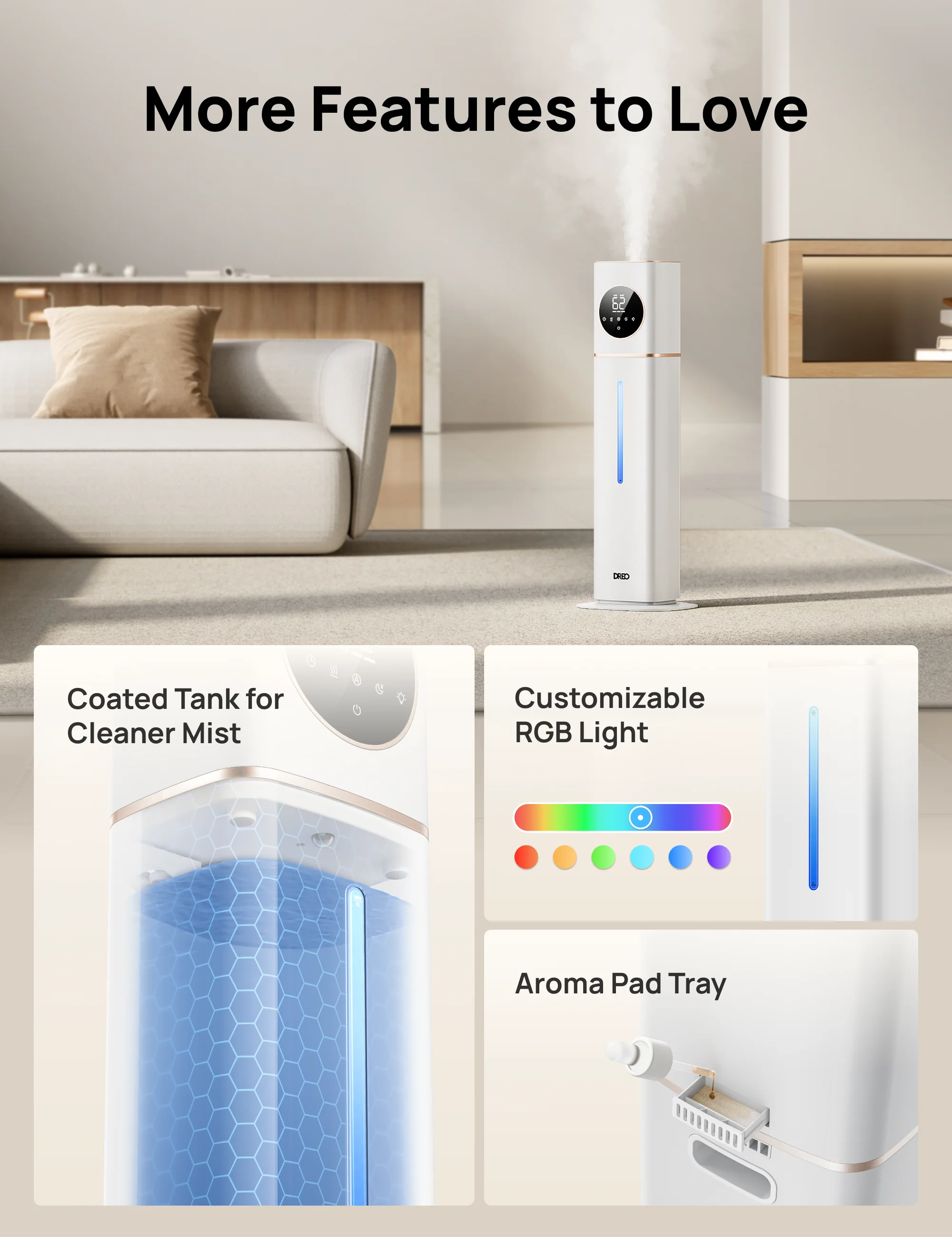 Smart Humidifier 735S with Inhibitor Cartridge - Image 6