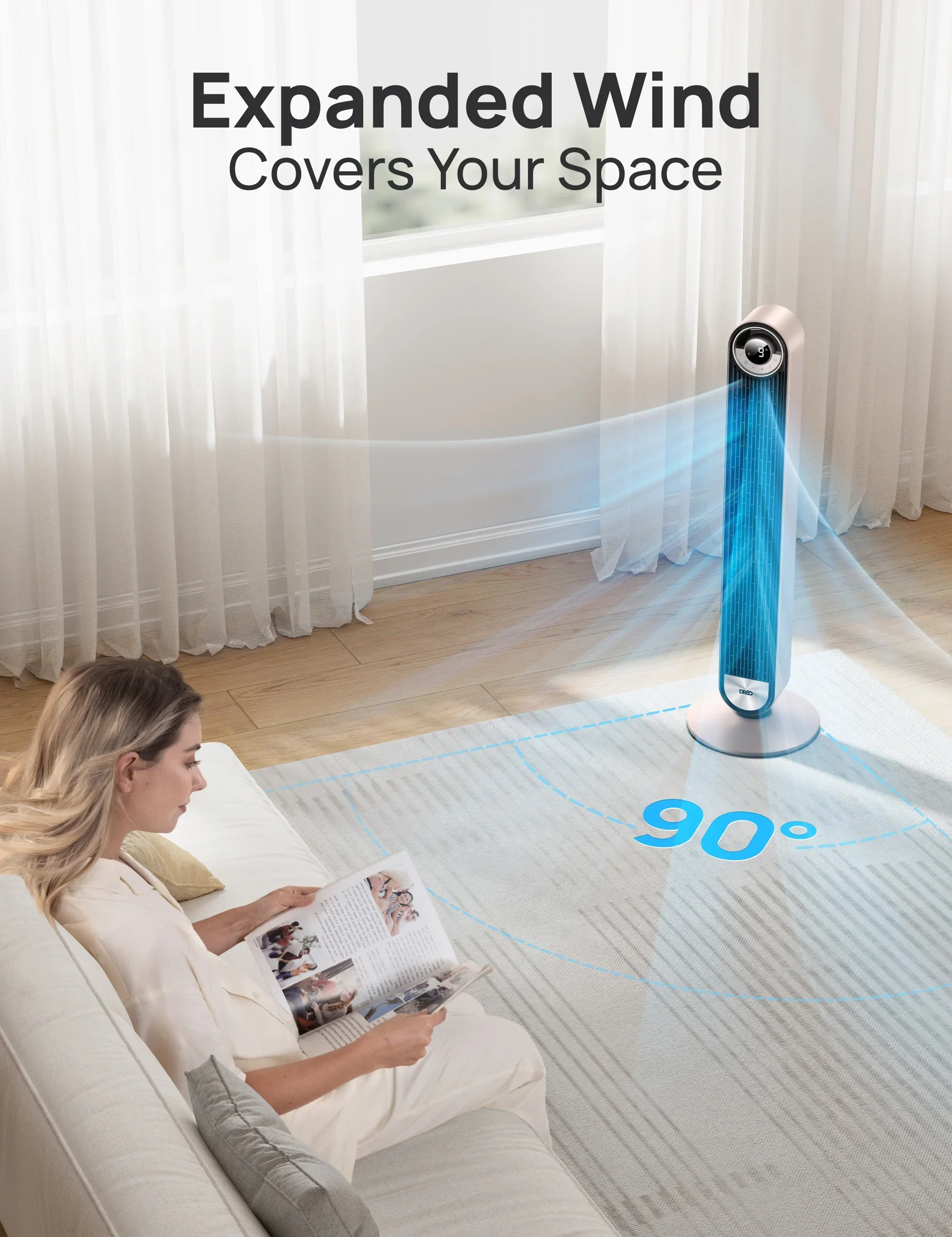 Smart Tower Fan 519S - Image 14