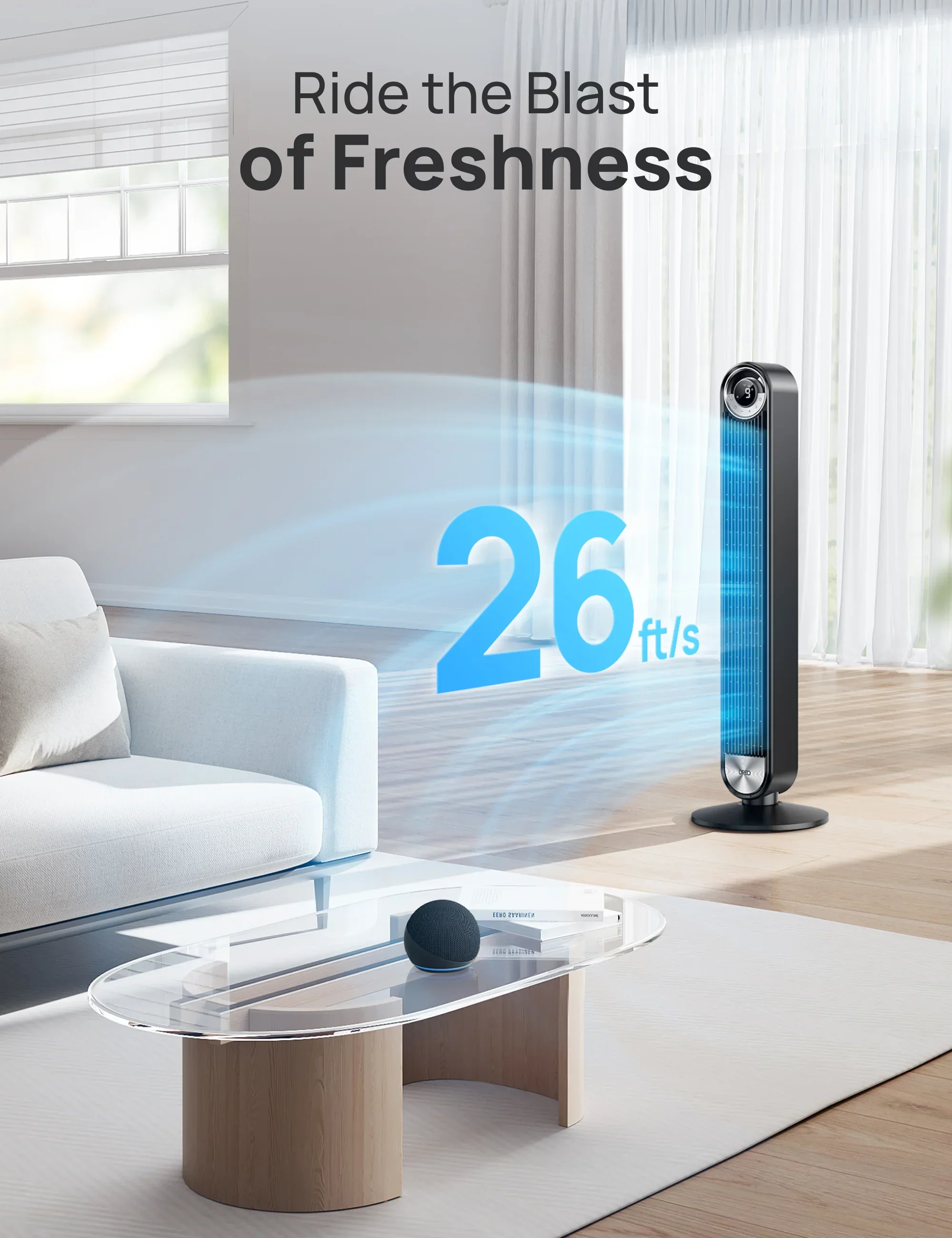 Smart Tower Fan 519S - Image 4
