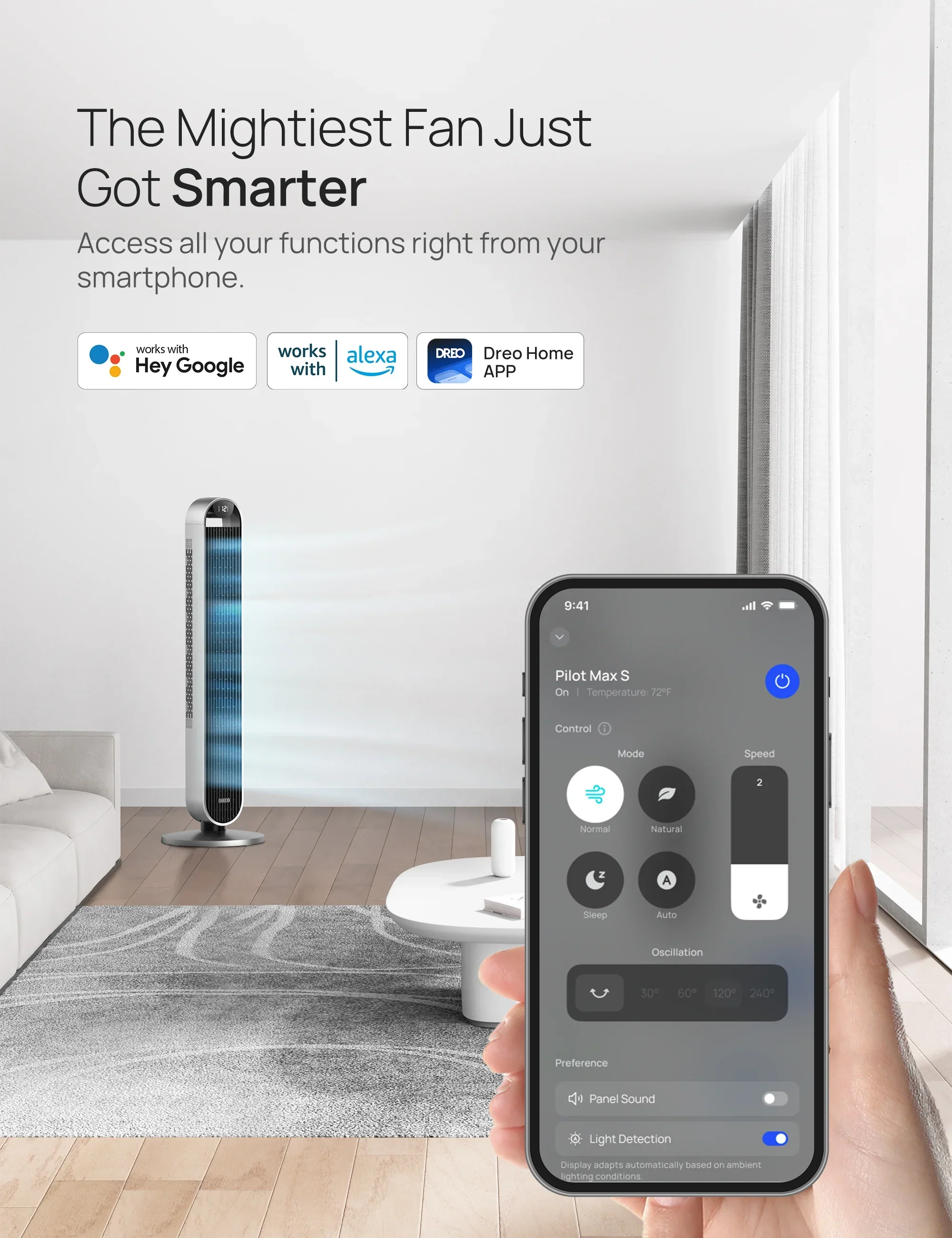 Smart Tower Fan Pilot Max S 714S - Image 16