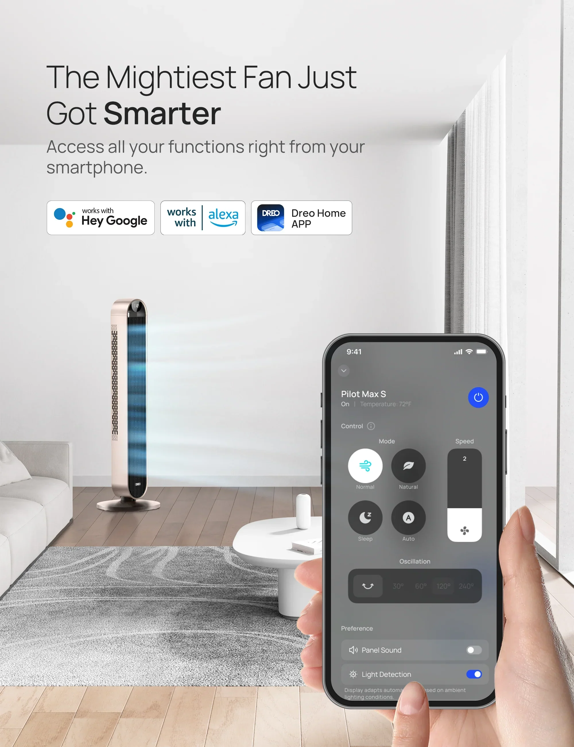Smart Tower Fan Pilot Max S 714S - Image 18