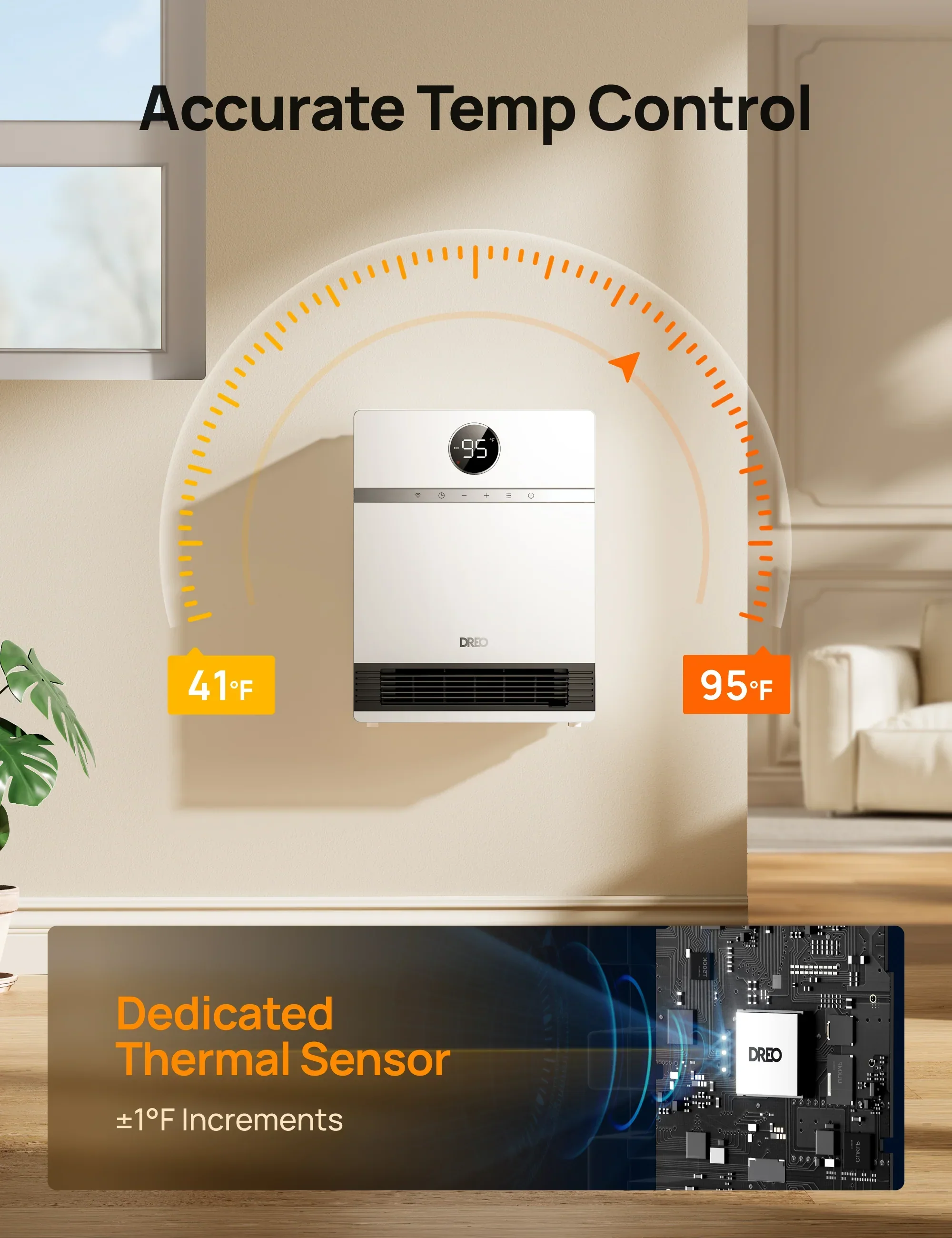 Smart Wall-mounted Heater 517S - Image 5