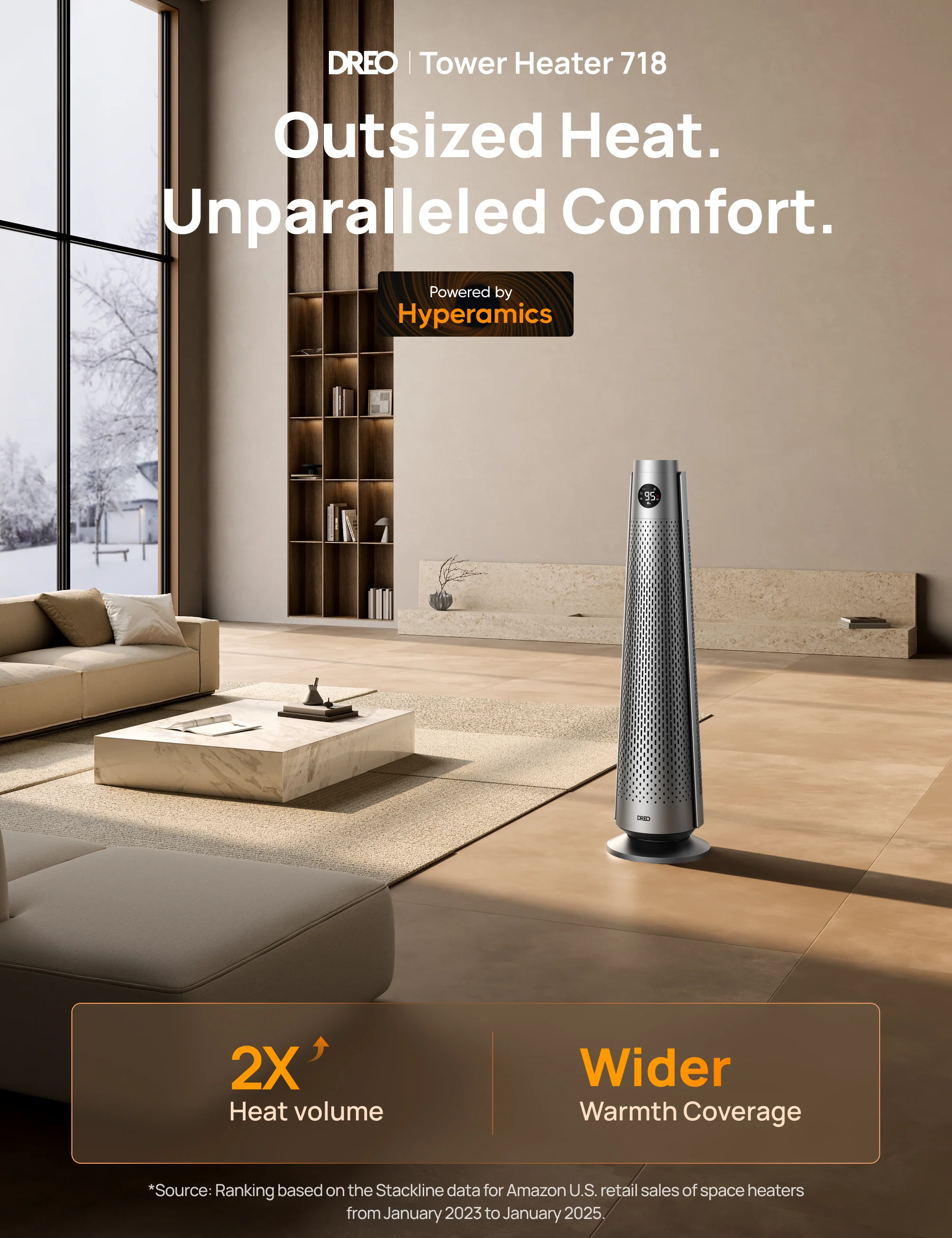 Tower Heater 718 & Smart Humidifier 735S 11L - Image 5