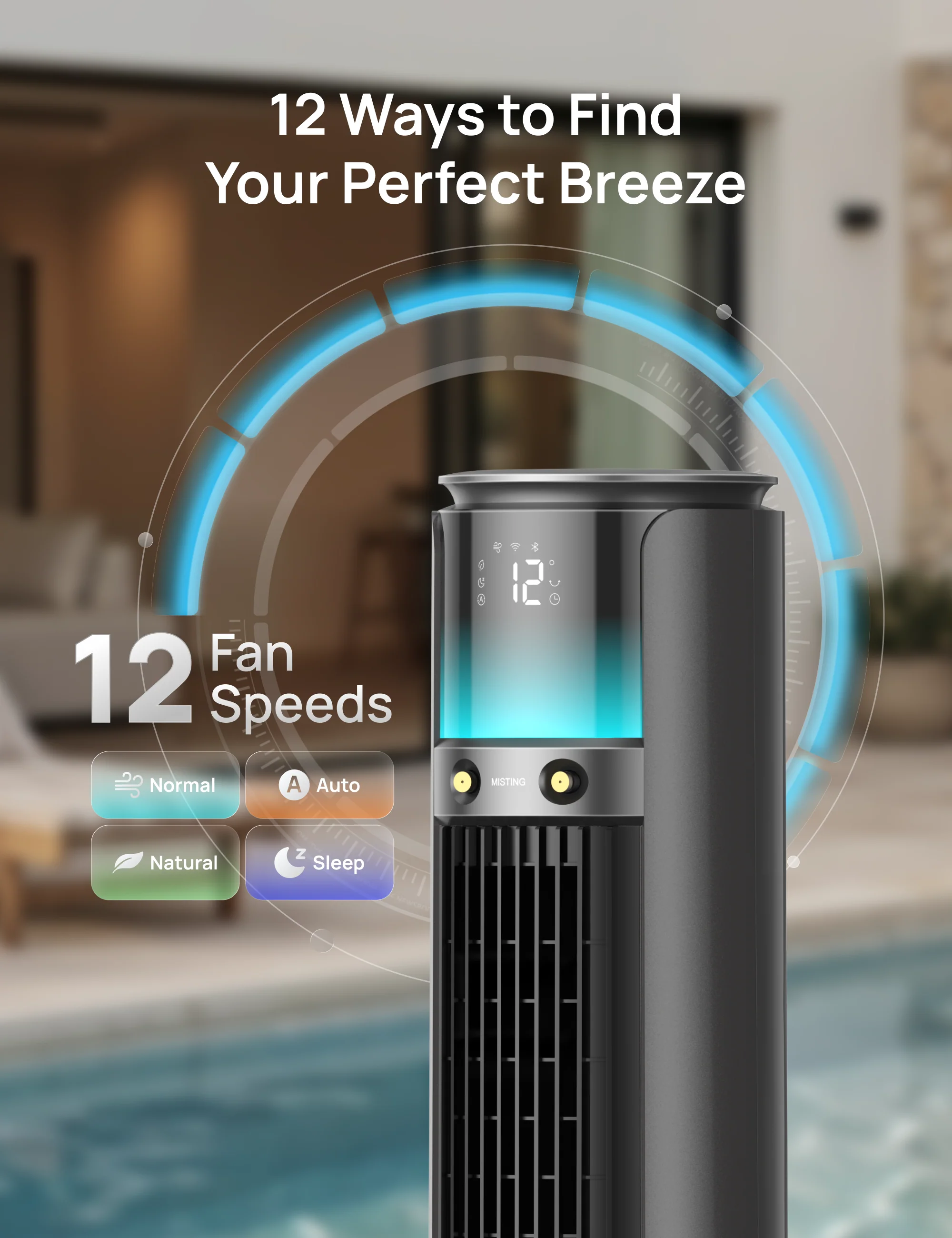 TurboCool™ Outdoor Misting Fan 711AS - Image 7